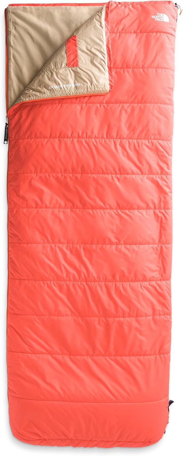 THE NORTH FACE Wawona Bed 35 Sleeping Bag | 35F / 2C Synthetic Insulation, Rectangular, Water Repellent